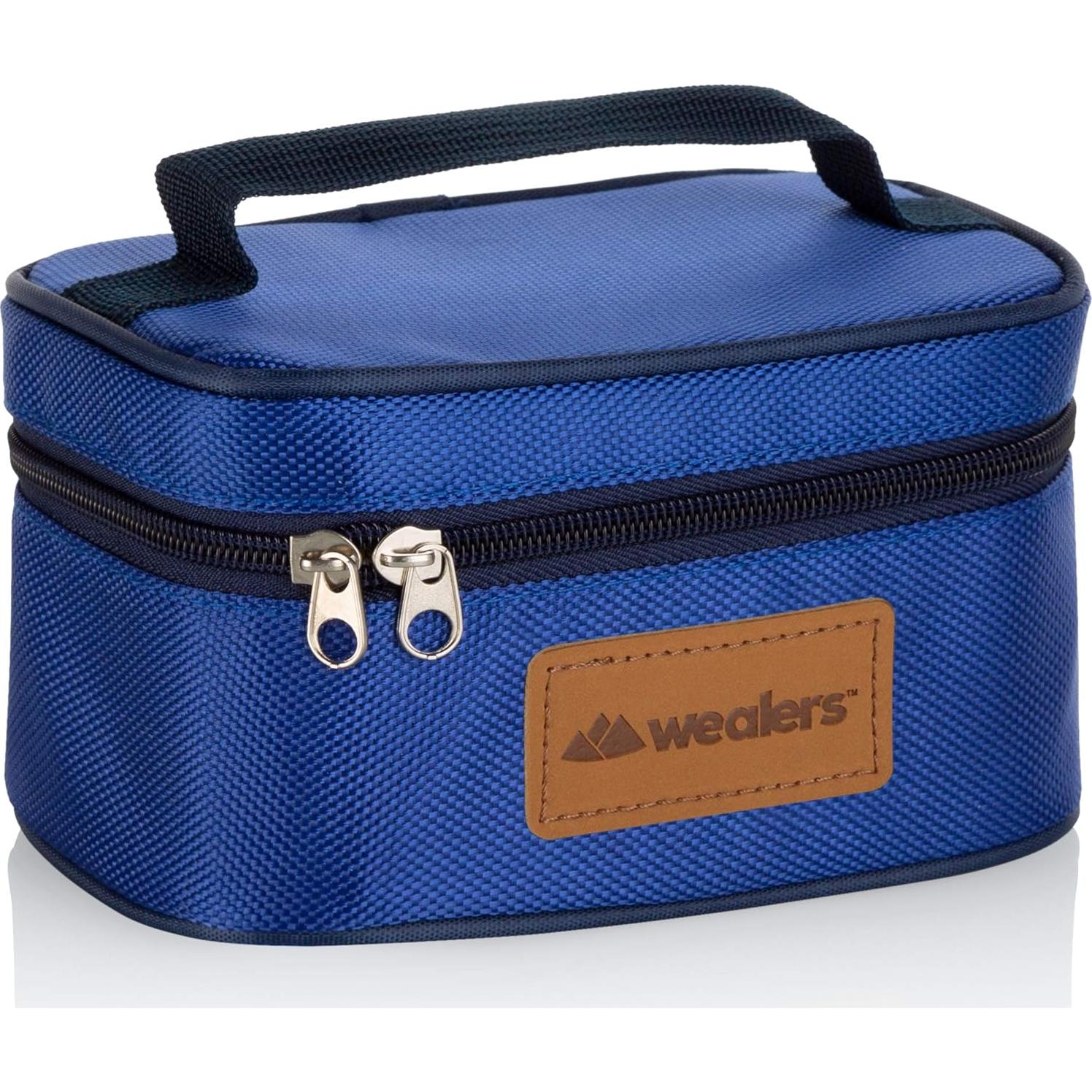 Set 6 Especieros Acero Inoxidable Wealers Azul Portátil