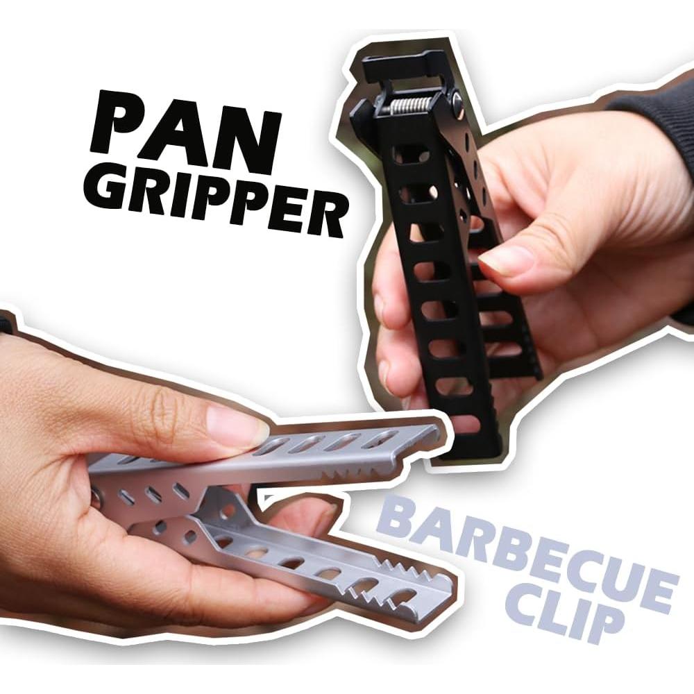 Agarrador de Sartenes YERGOFE 2 Piezas Antideslizante Camping