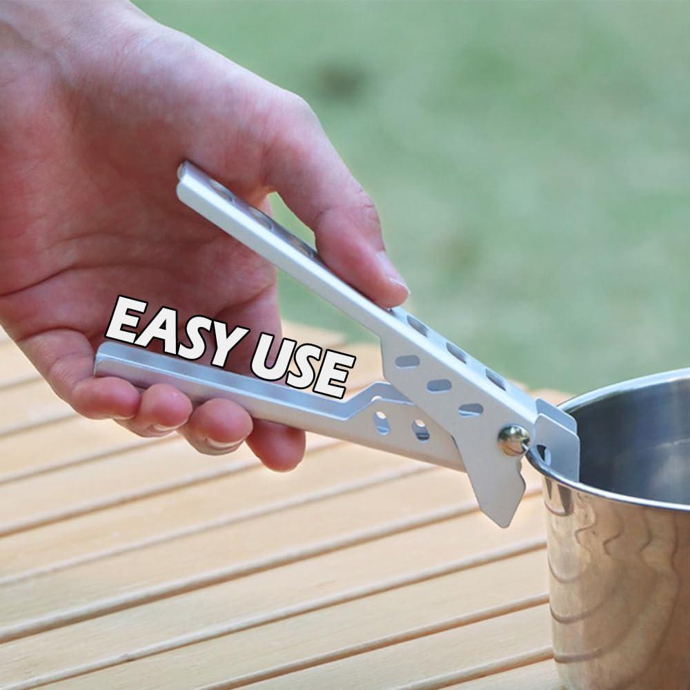 Agarrador de Sartenes YERGOFE 2 Piezas Antideslizante Camping