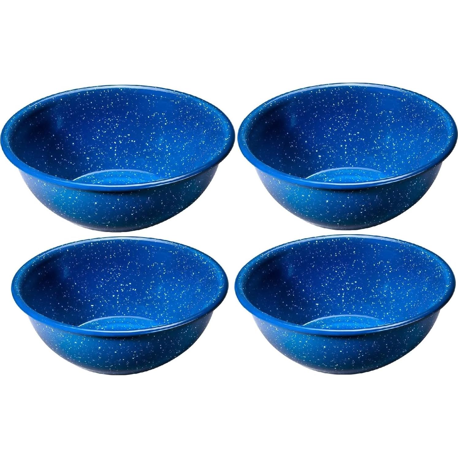 Tazones de Esmalte para Camping Alpine Mountain Gear 15.24 cm - 4 Piezas