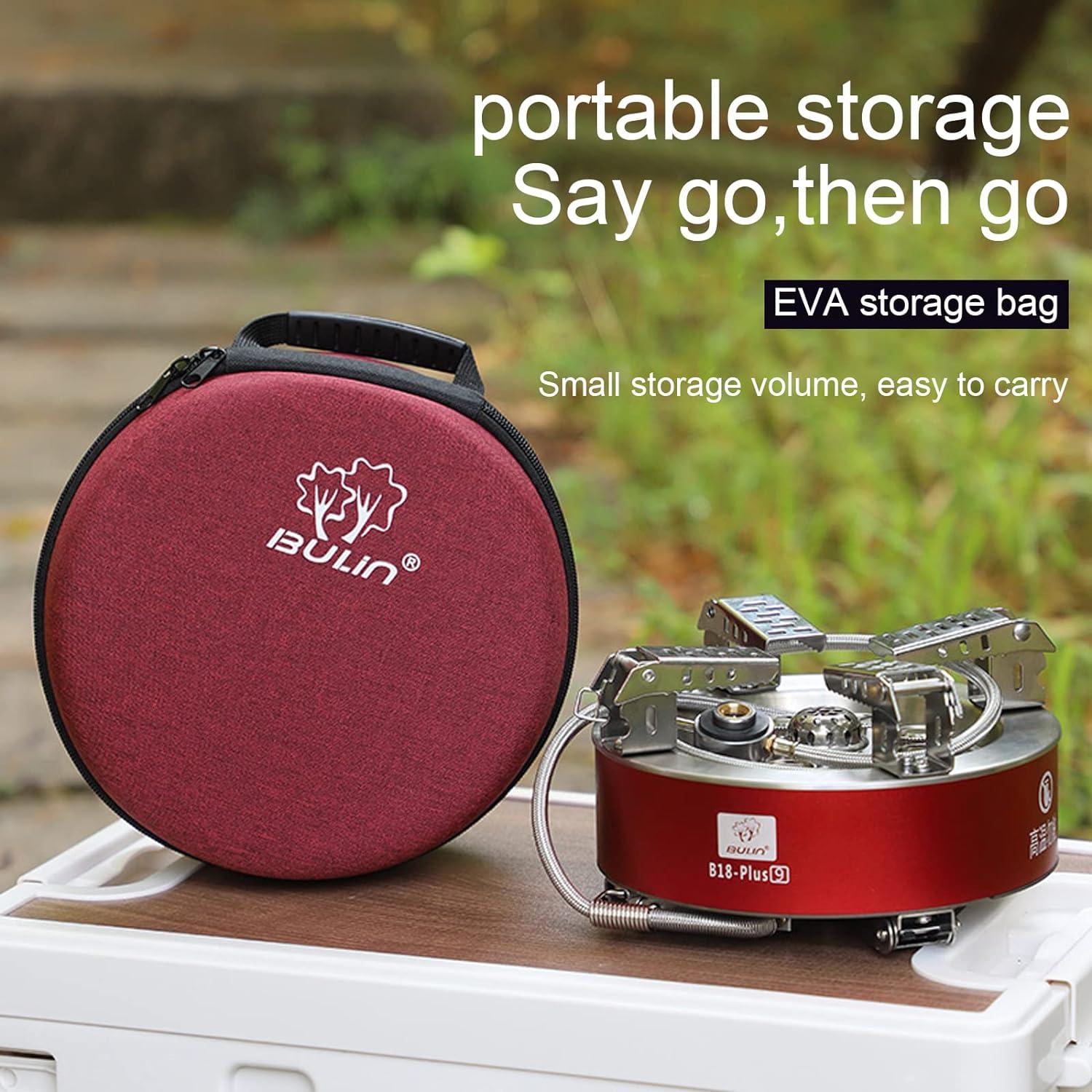 Estufa Portátil AIROKA B18 de Camping 23800W Gas Plegable