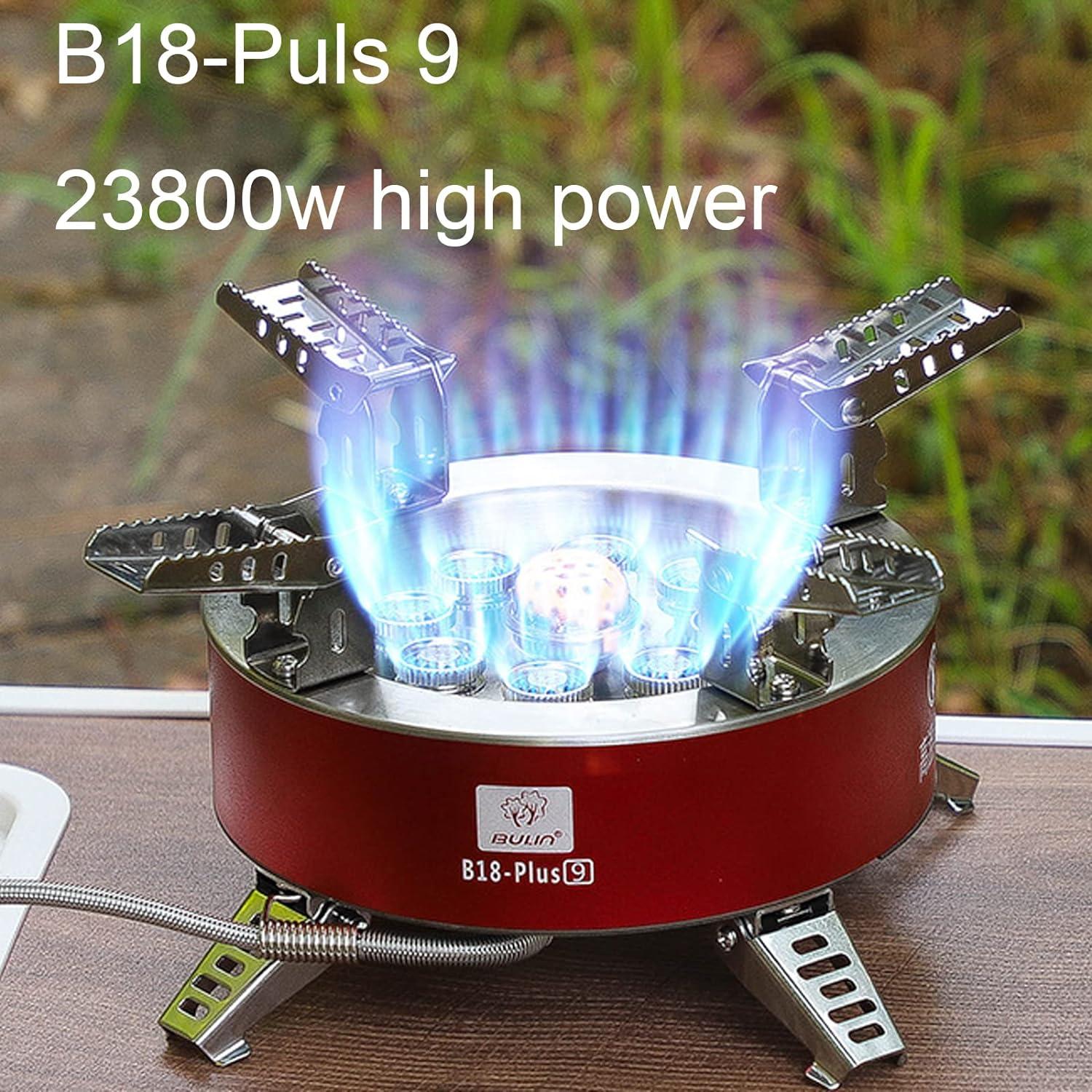 Estufa Portátil AIROKA B18 de Camping 23800W Gas Plegable