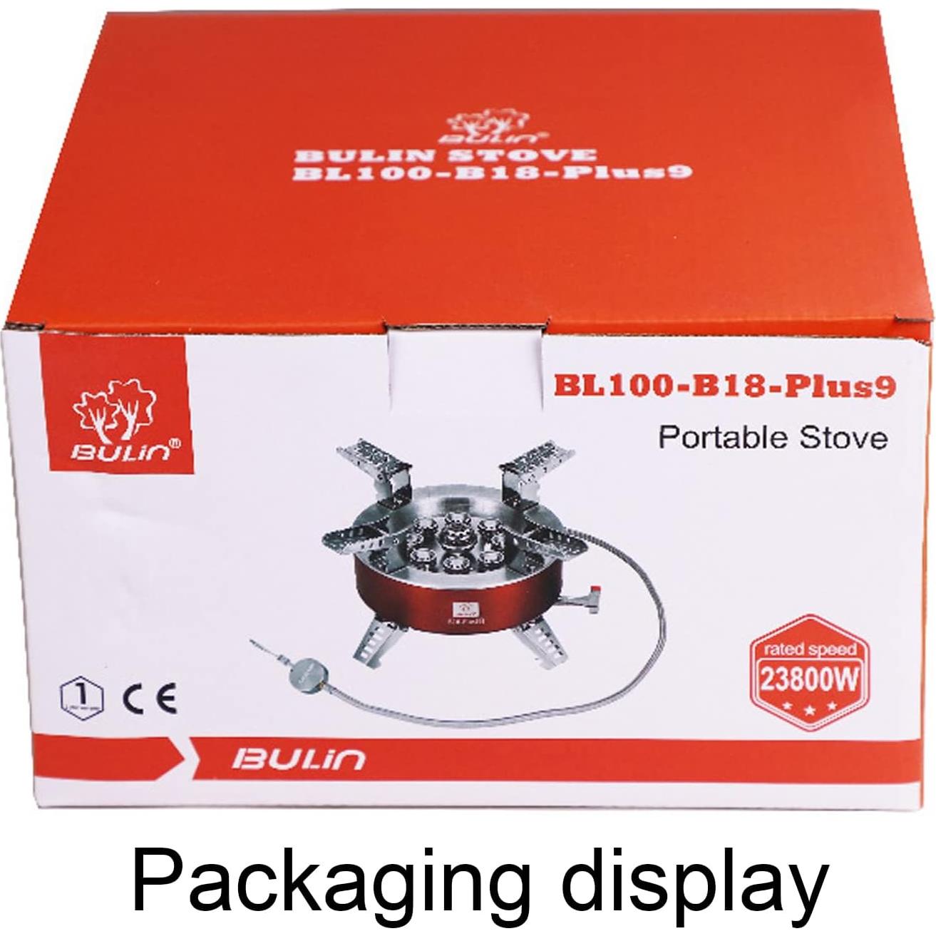 Estufa Portátil AIROKA B18 de Camping 23800W Gas Plegable