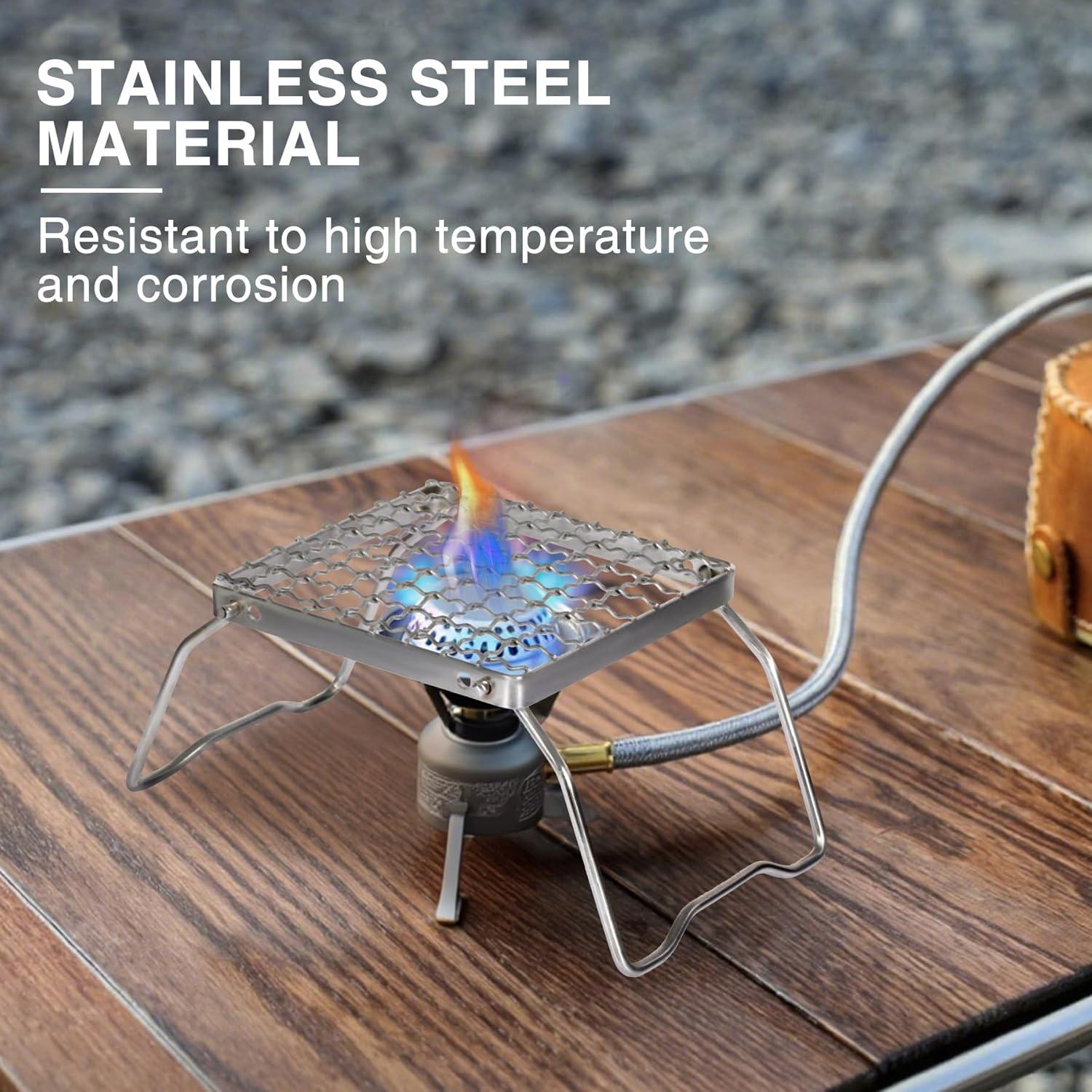 Parrilla de Campamento Plegable REDCAMP 6" Acero Inoxidable