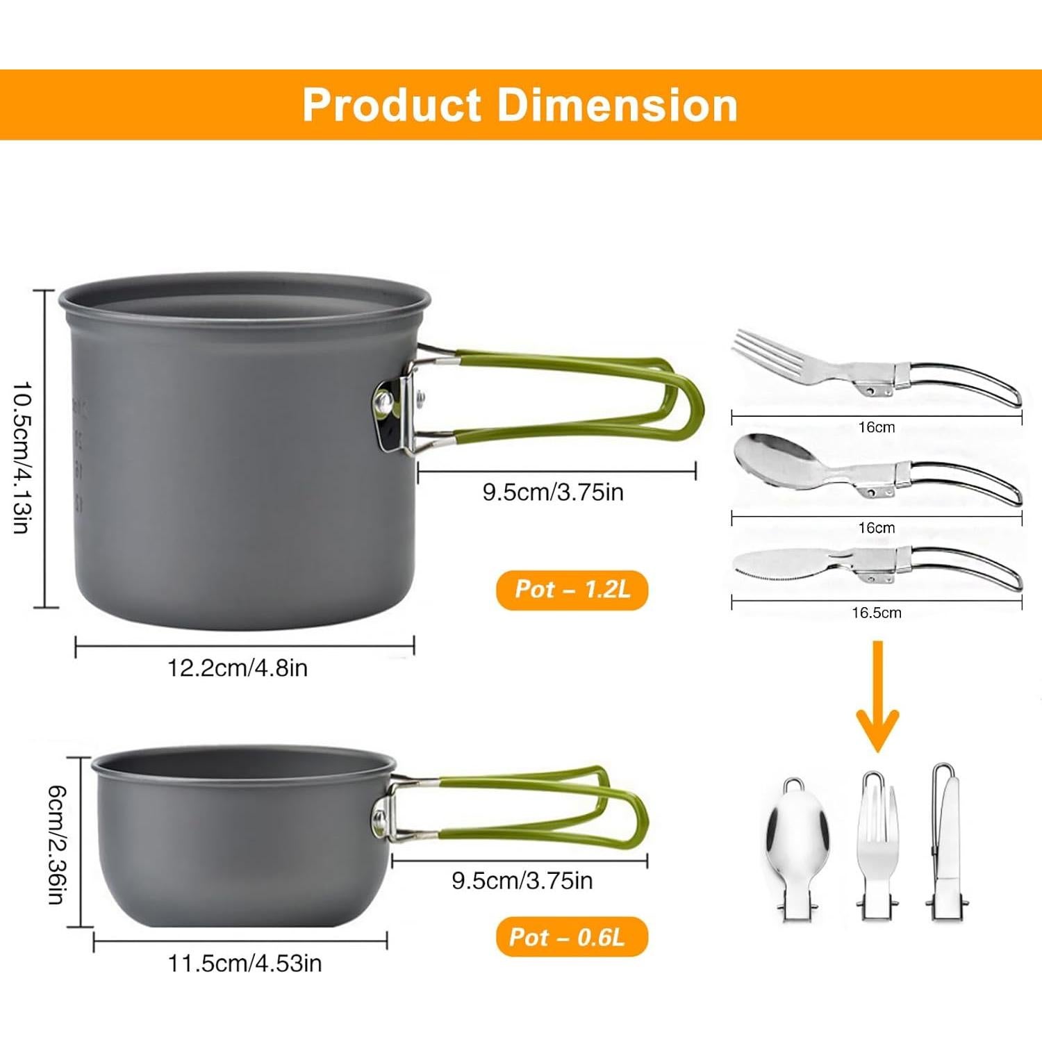 Juego de Utensilios de Cocina para Camping Senrob - 6 Piezas