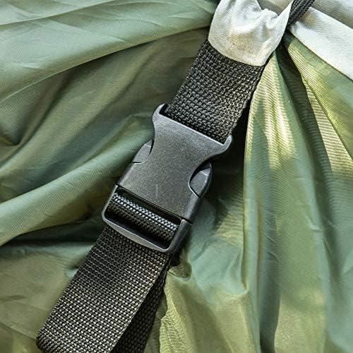 Cama de Camping Plegable Outsunny para 2 Personas con Saco de Dormir