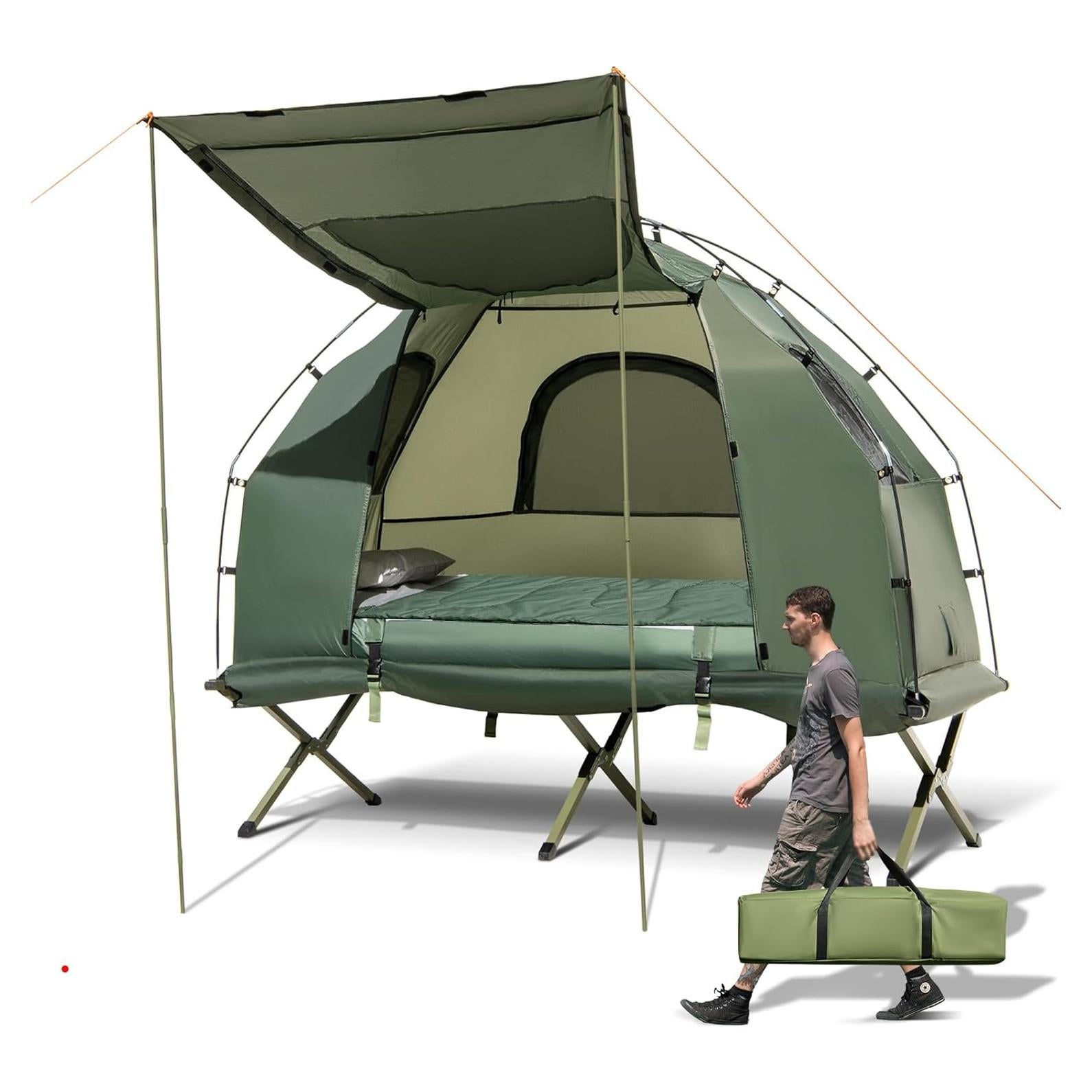 Tienda de Camping LDAILY Cot 5 en 1 para 1 Persona