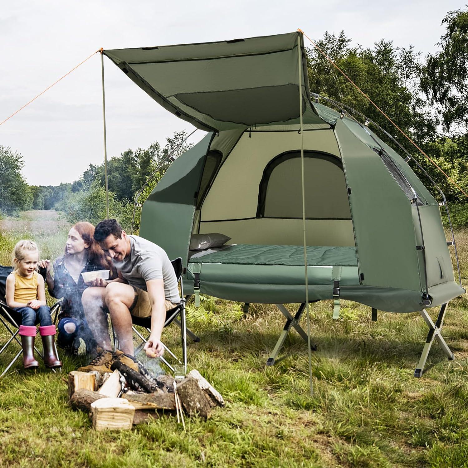 Tienda de Camping LDAILY Cot 5 en 1 para 1 Persona