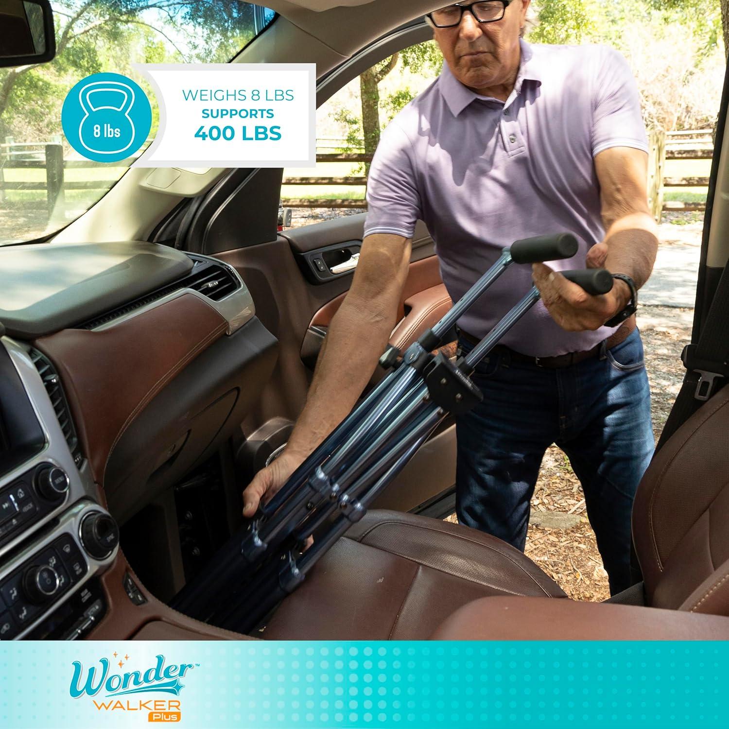 Andador Plegable Wonder Walker Plus Corto 3.18kg para Adultos