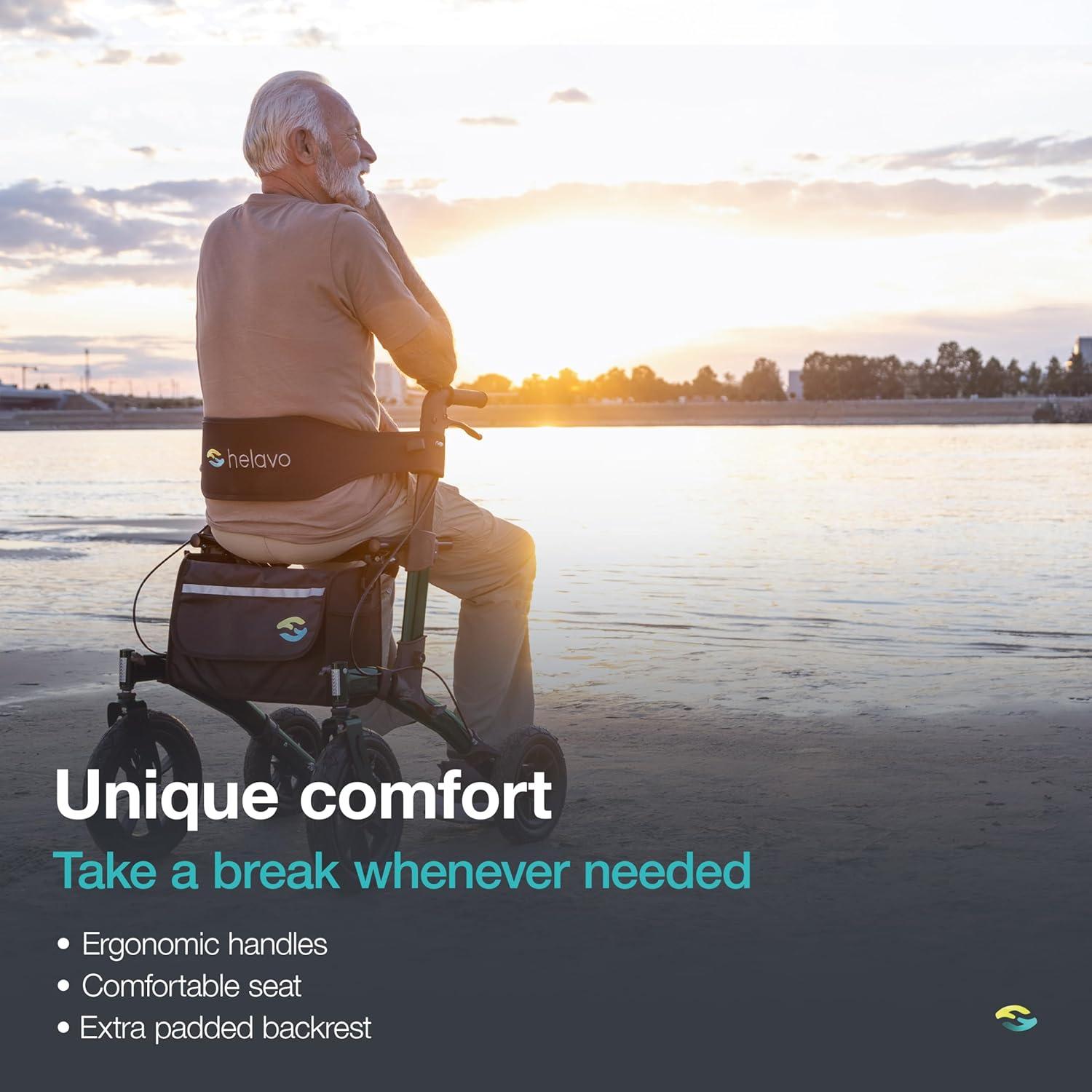 Andador Todo Terreno Helavo H1041 con Neumáticos de 30.48 cm