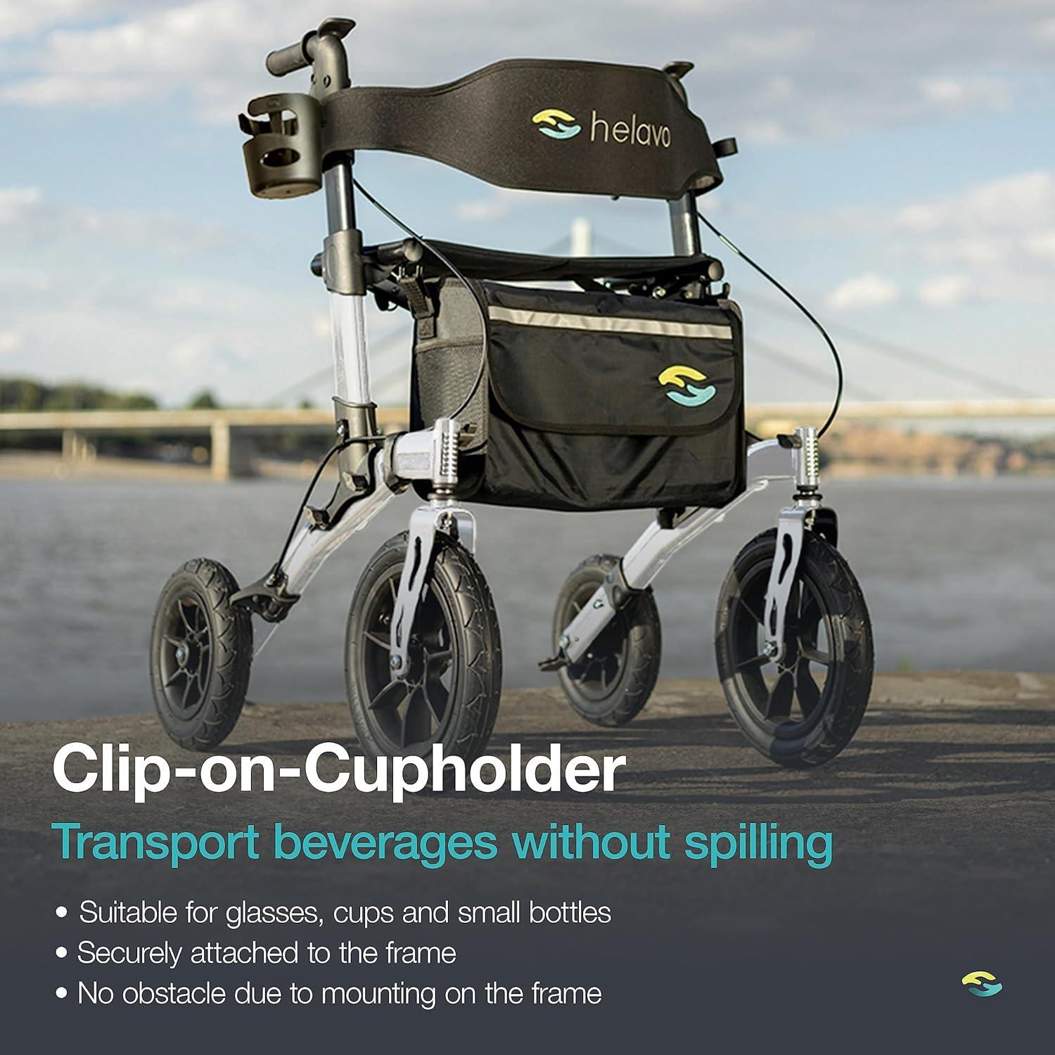 Andador Plegable Helavo H1140 Todo Terreno con Ruedas de 30.48 cm