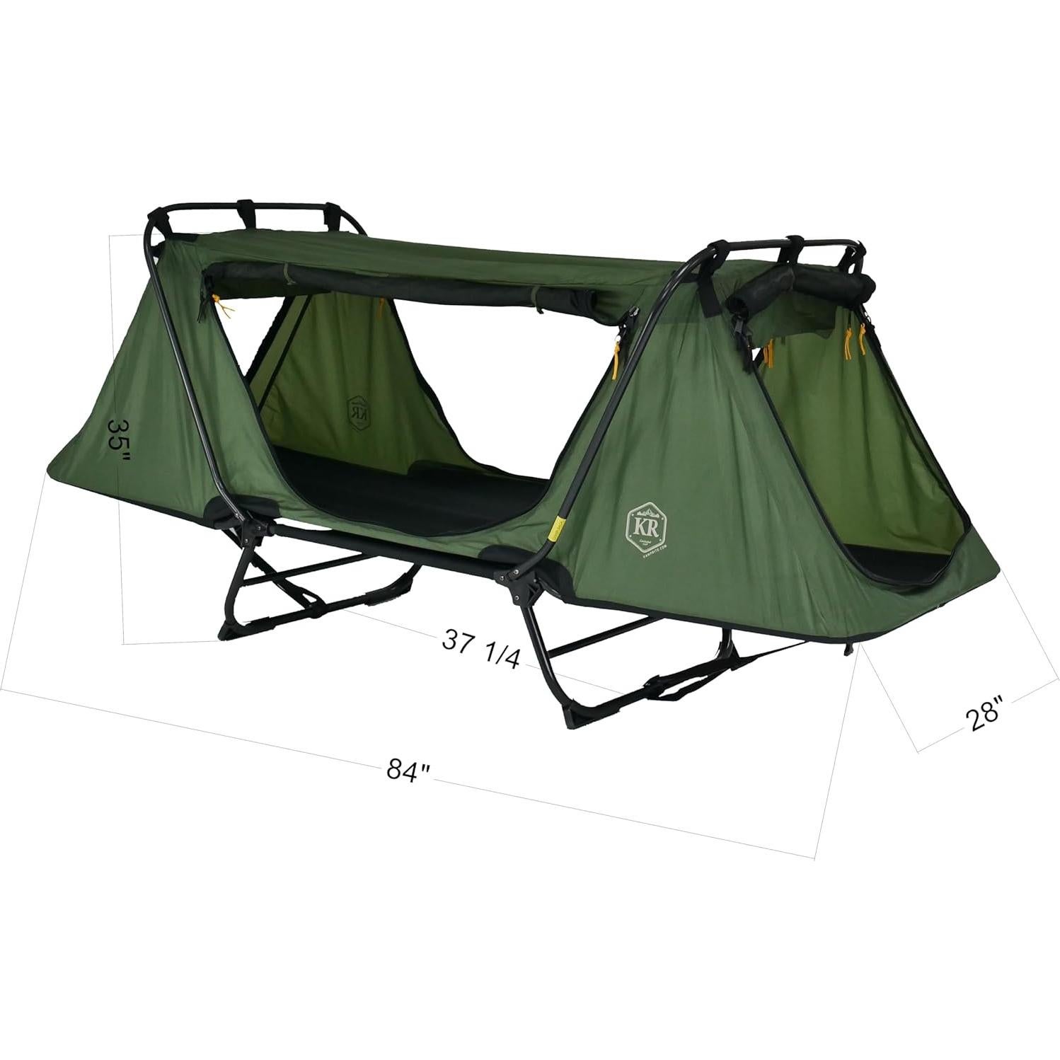 Tienda Cot Kamp-Rite Aniversario 1 Persona Impermeable Oliva
