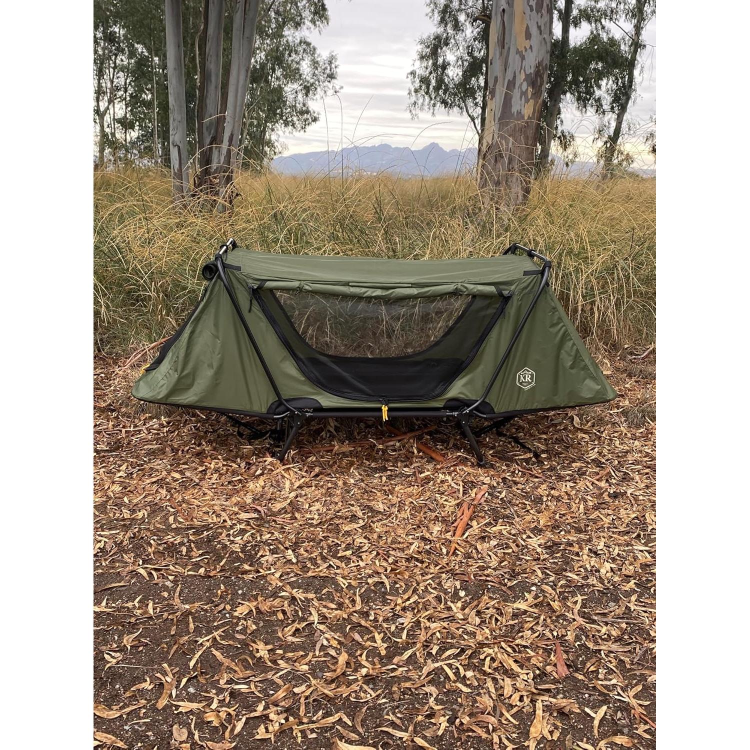 Tienda Cot Kamp-Rite Aniversario 1 Persona Impermeable Oliva