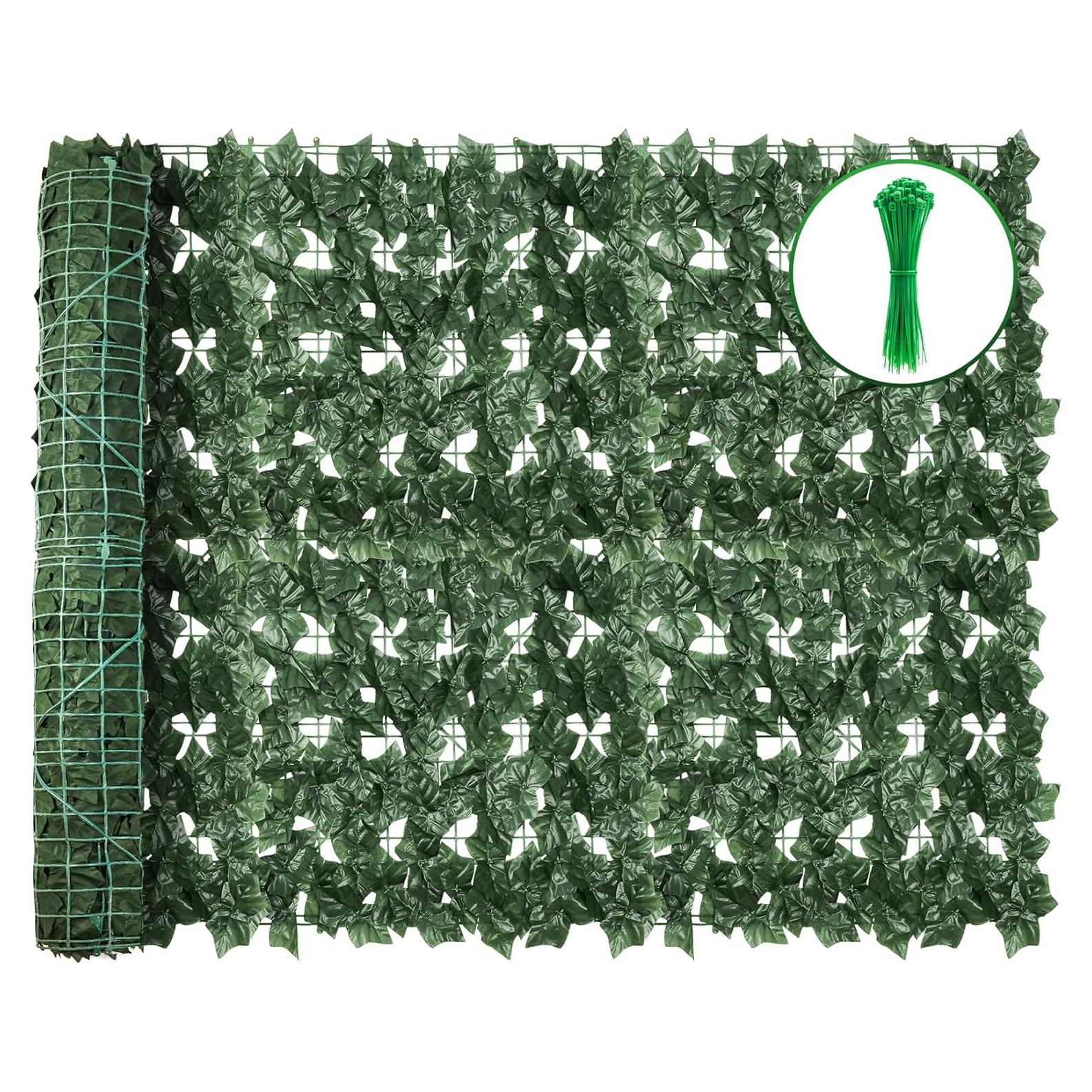 Pantalla de Privacidad de Hiedra Artificial GEIGUIWA 304,8x101,6 cm