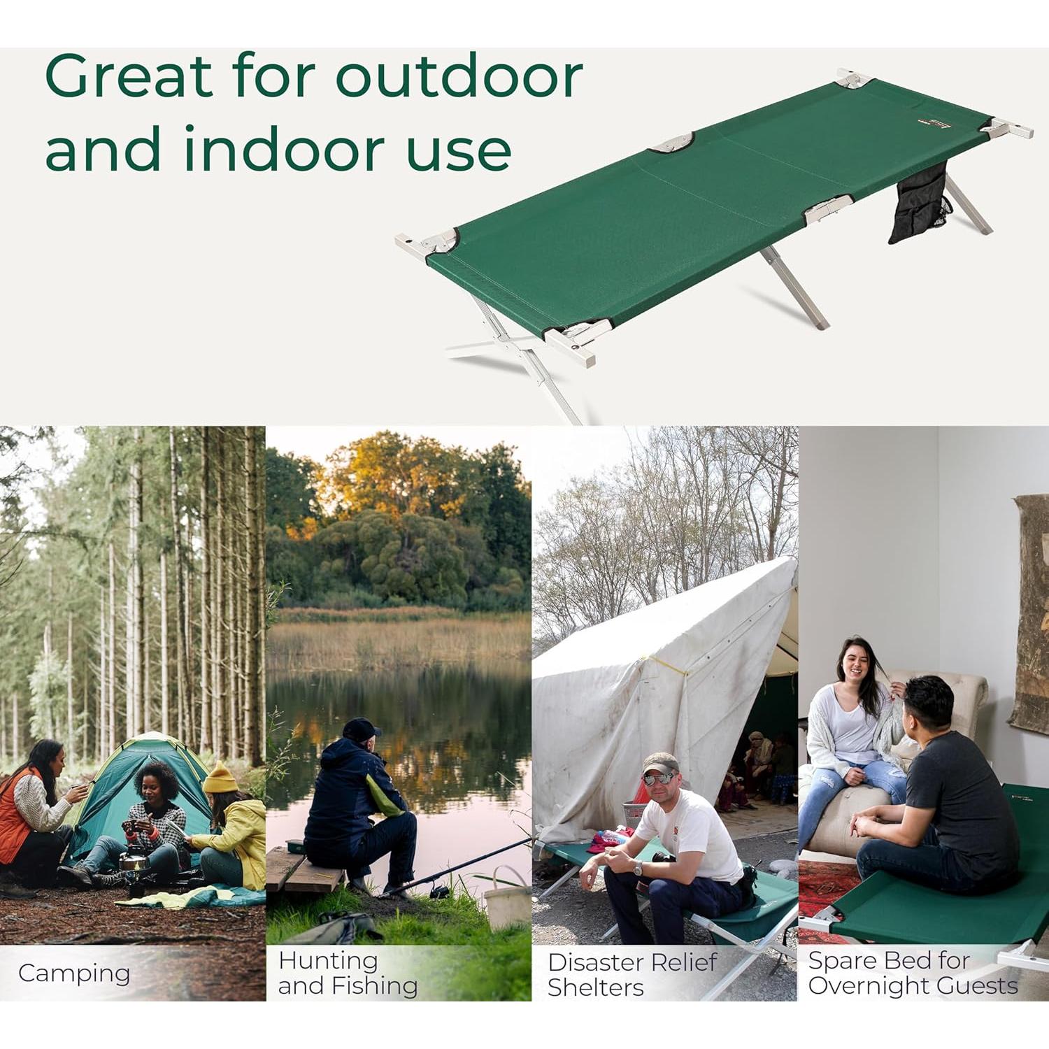 Cama Plegable Militar BYER OF MAINE Extra Grande 170kg