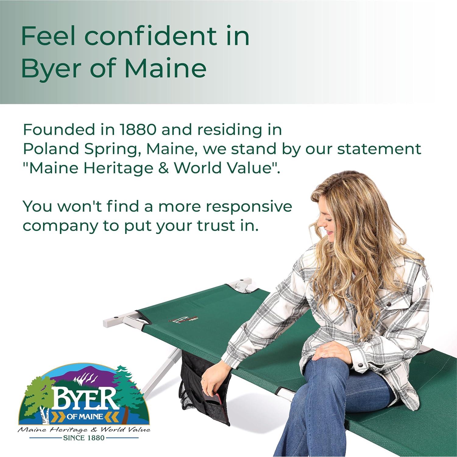 Cama Plegable Militar BYER OF MAINE Extra Grande 170kg