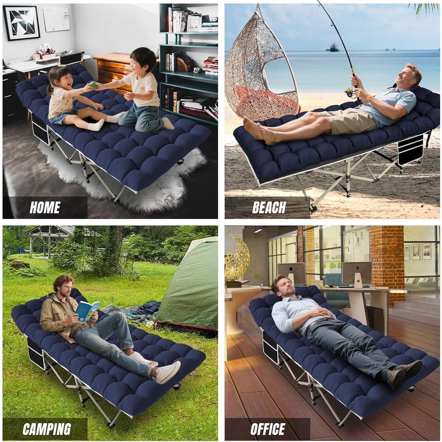 Cama de Camping Plegable Yellow Jacket con Colchón 190.5x81.3cm