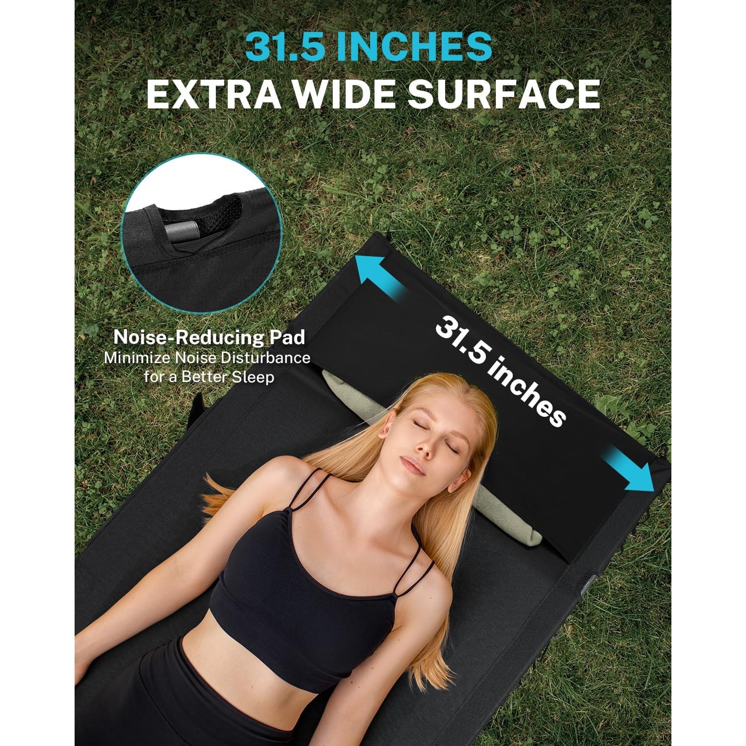 Silla de Camping Plegable Gonex 1.5 kg Extra Ancha 80 cm