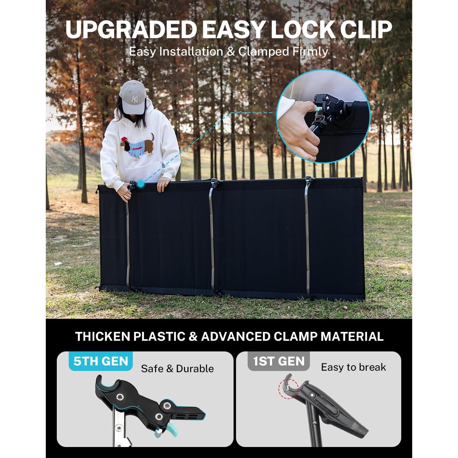 Silla de Camping Plegable Gonex 1.5 kg Extra Ancha 80 cm