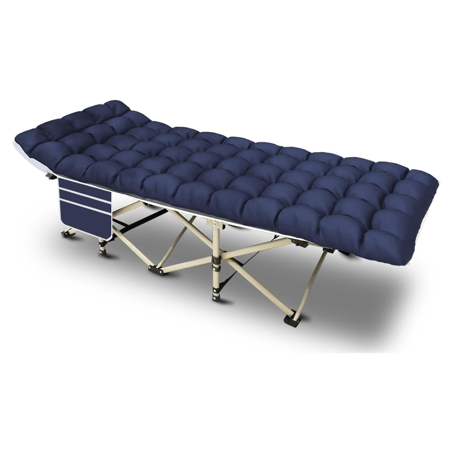 Cama de Camping Plegable YELLOW JACKET con Colchón Azul 272kg