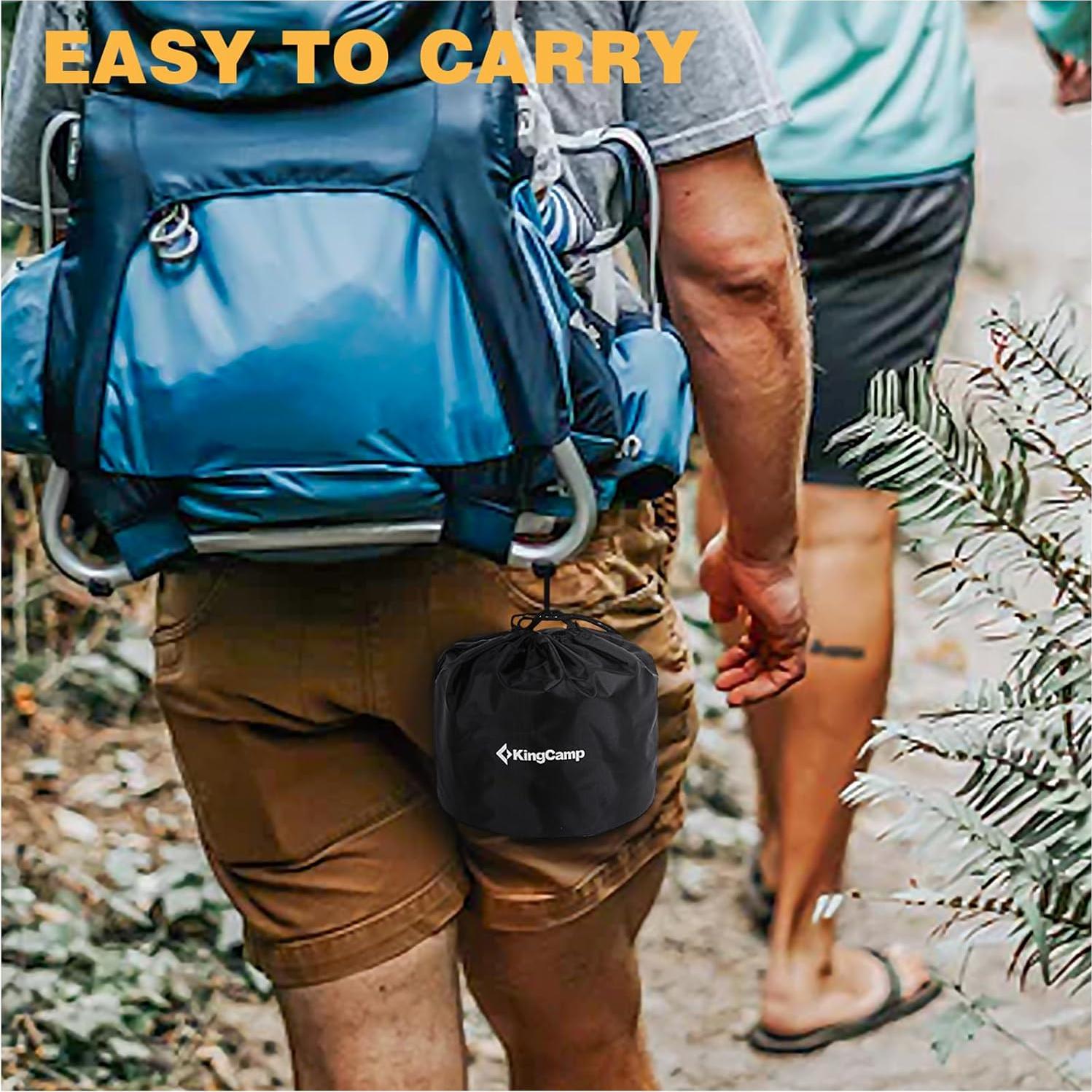 Set de Utensilios de Cocina de Camping KingCamp 15 Piezas