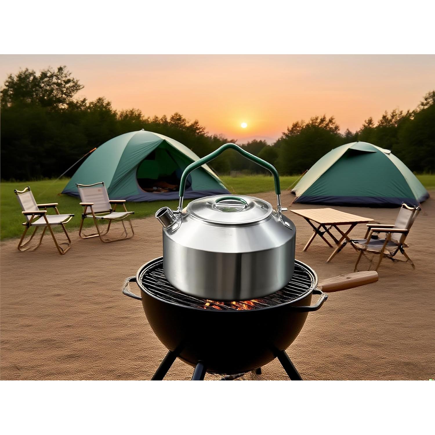 Juego de Utensilios de Cocina Camping Longtiming - Acero Inoxidable