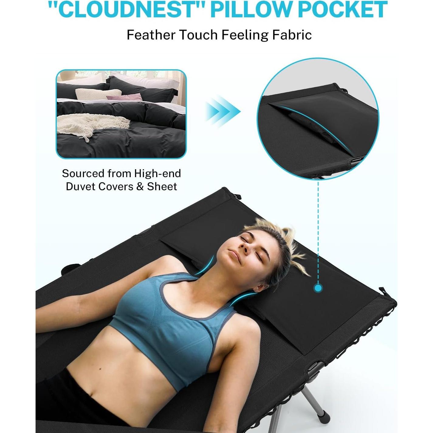 Cama de Camping Gonex con Ventilador Recargable 20000mAh