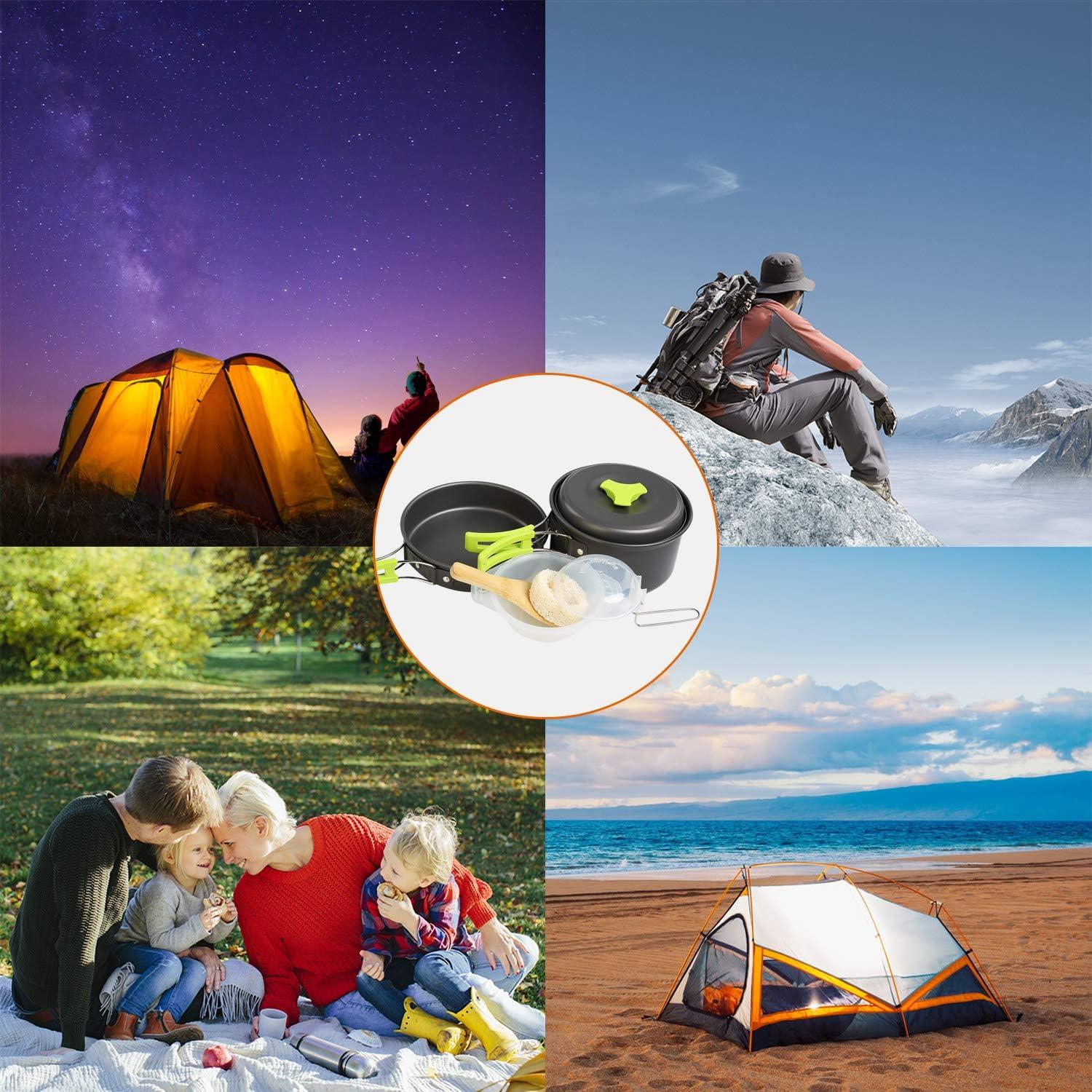 Kit de Cocina Portátil Ballery para Camping 8 Piezas