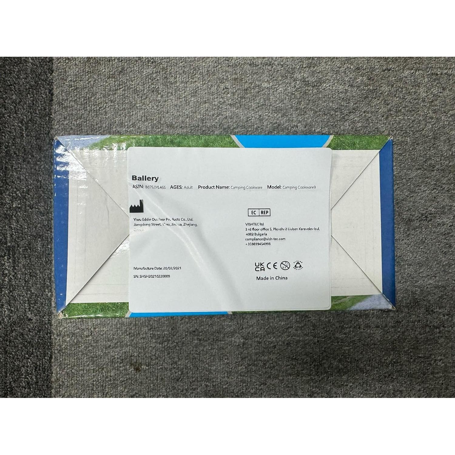 Kit de Cocina Portátil Ballery para Camping 8 Piezas