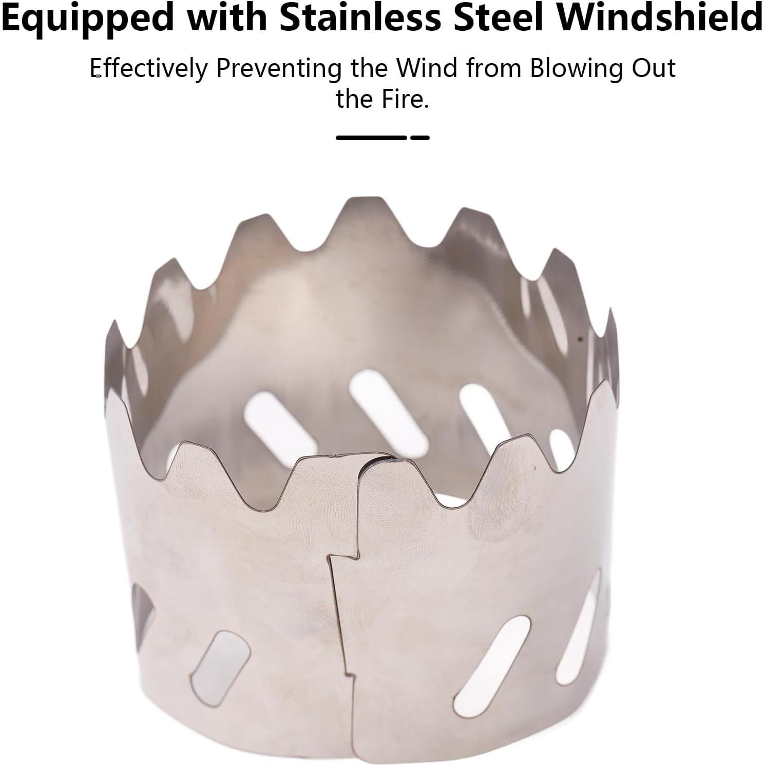 Juego de Utensilios de Cocina Camping Aomiun Titanio 500ml