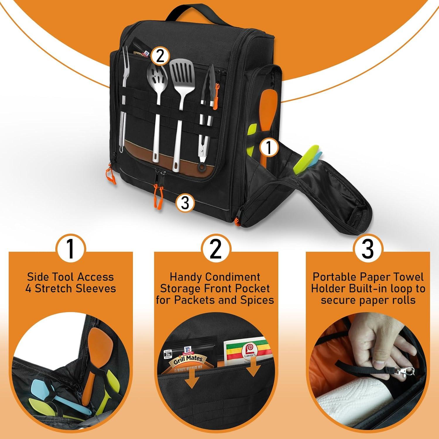 Bolsa Organizadora de Cocina ORKELS para Camping 41.9x38.1 cm