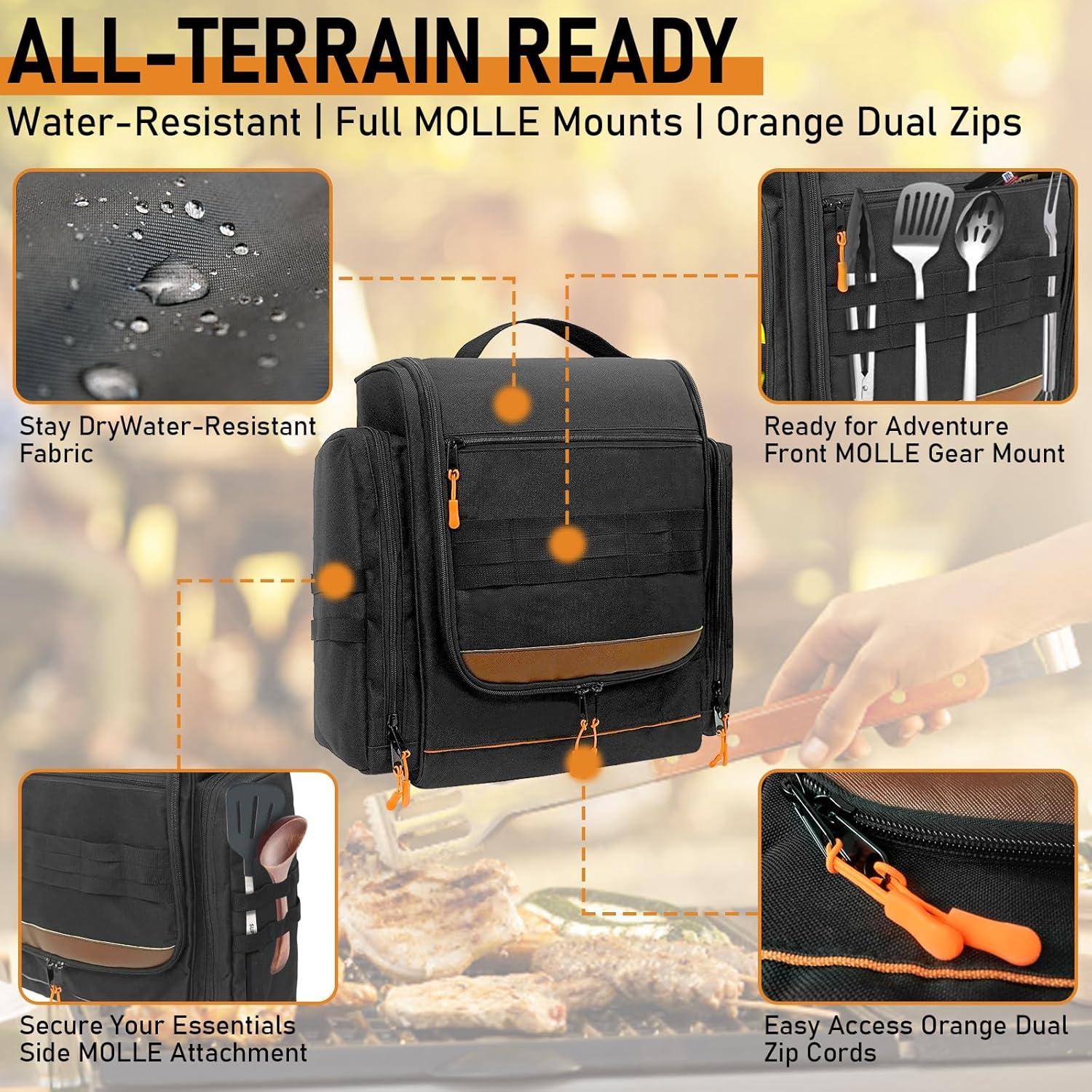 Bolsa Organizadora de Cocina ORKELS para Camping 41.9x38.1 cm