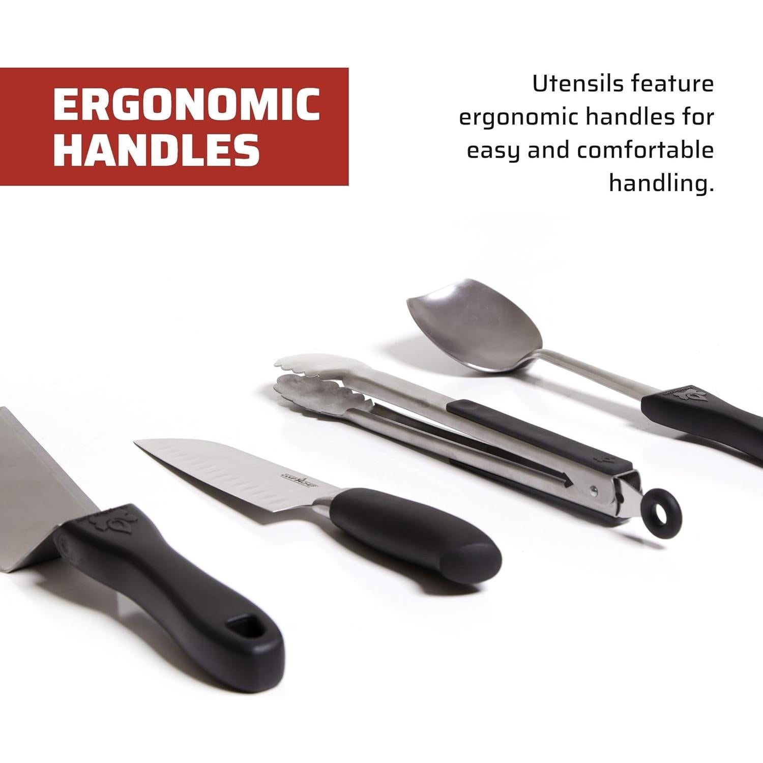 Juego de Chef Todo Propósito Camp Chef 5 Piezas Utensilios