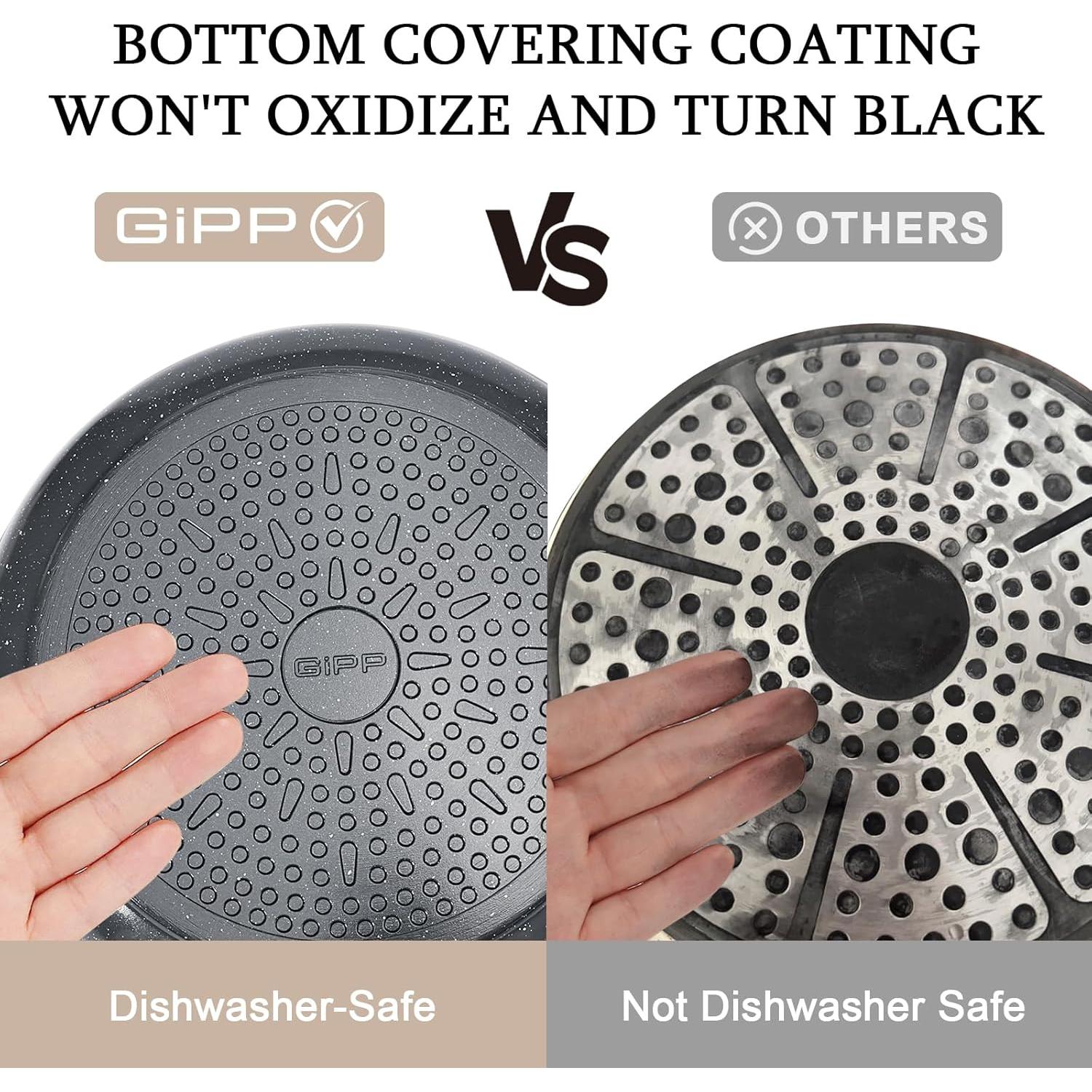 Juego de Sartenes de Cerámica GiPP 3 Piezas Antiadherentes