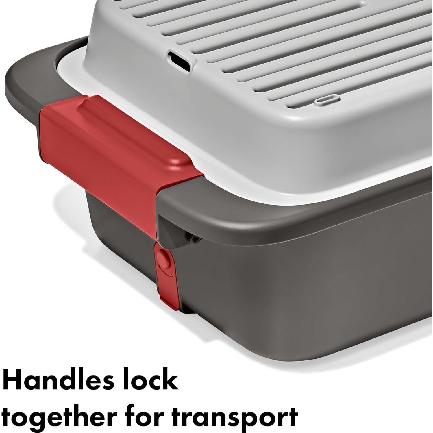 Sistema de Lavado y Secado OXO Outdoor 4 Piezas Gris