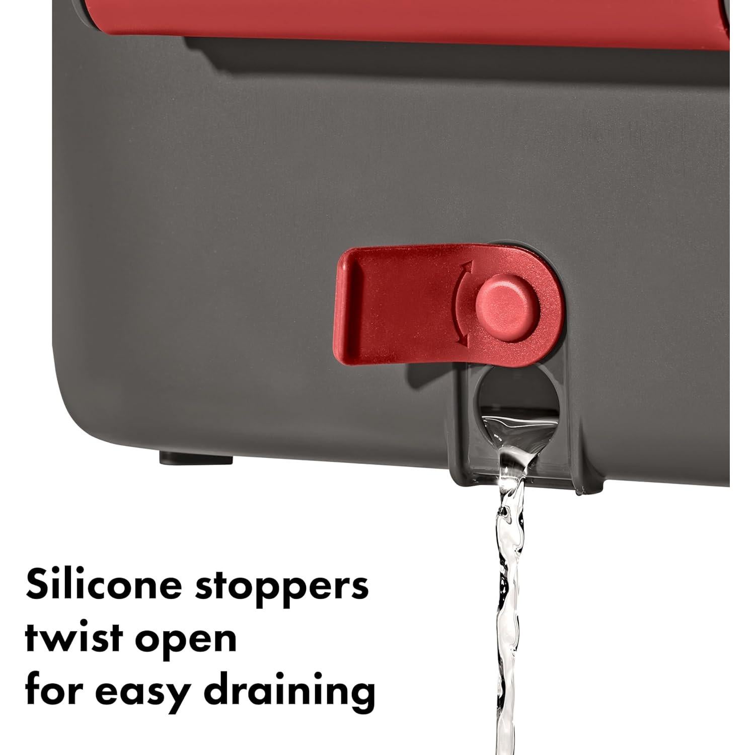 Sistema de Lavado y Secado OXO Outdoor 4 Piezas Gris