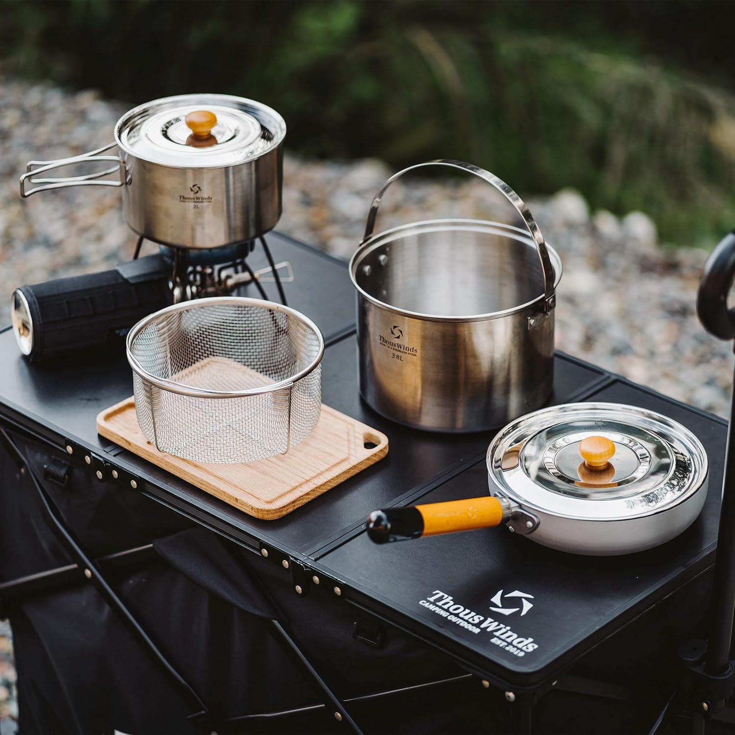 Juego de Utensilios de Cocina Camping Thous Winds 2L 3.8L