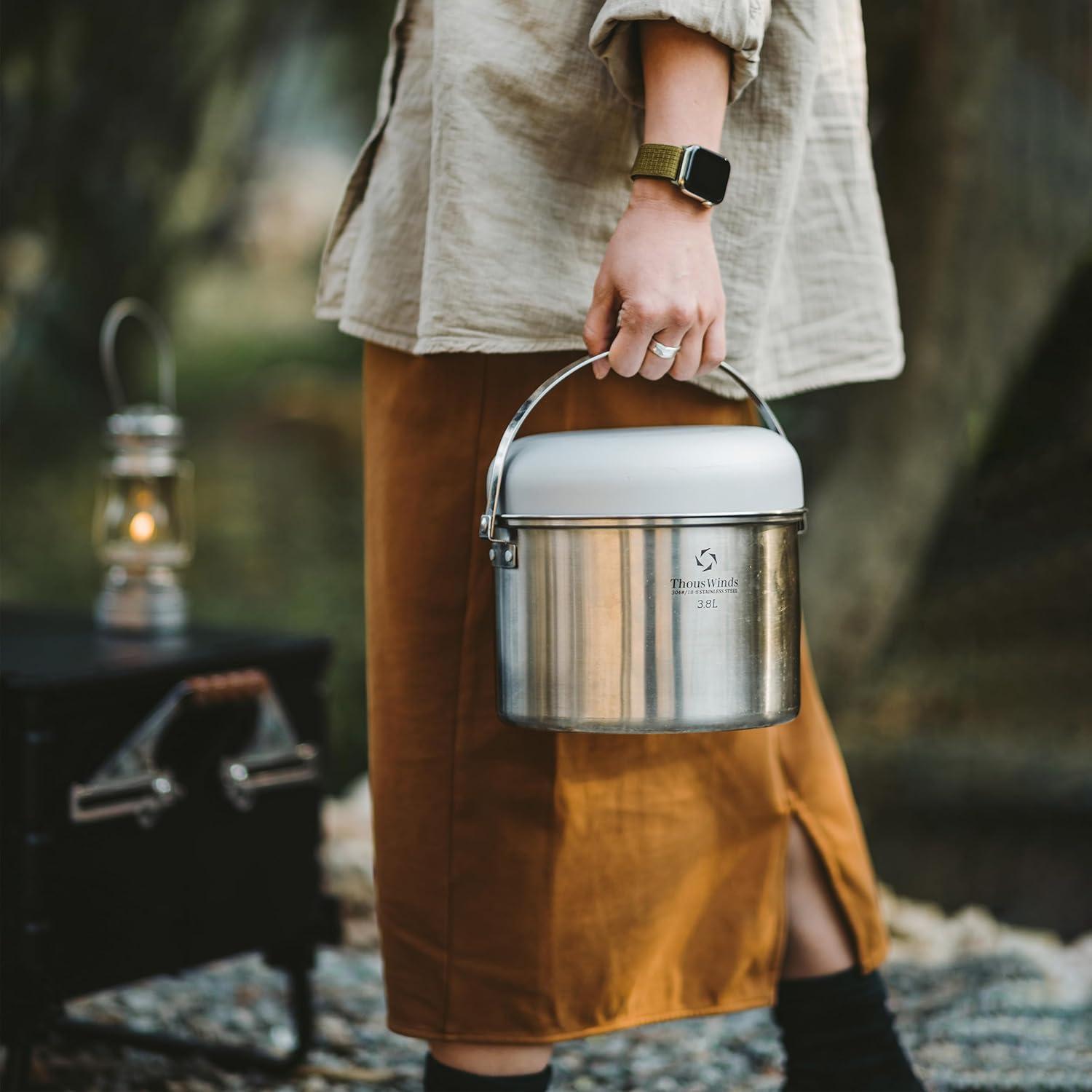 Juego de Utensilios de Cocina Camping Thous Winds 2L 3.8L