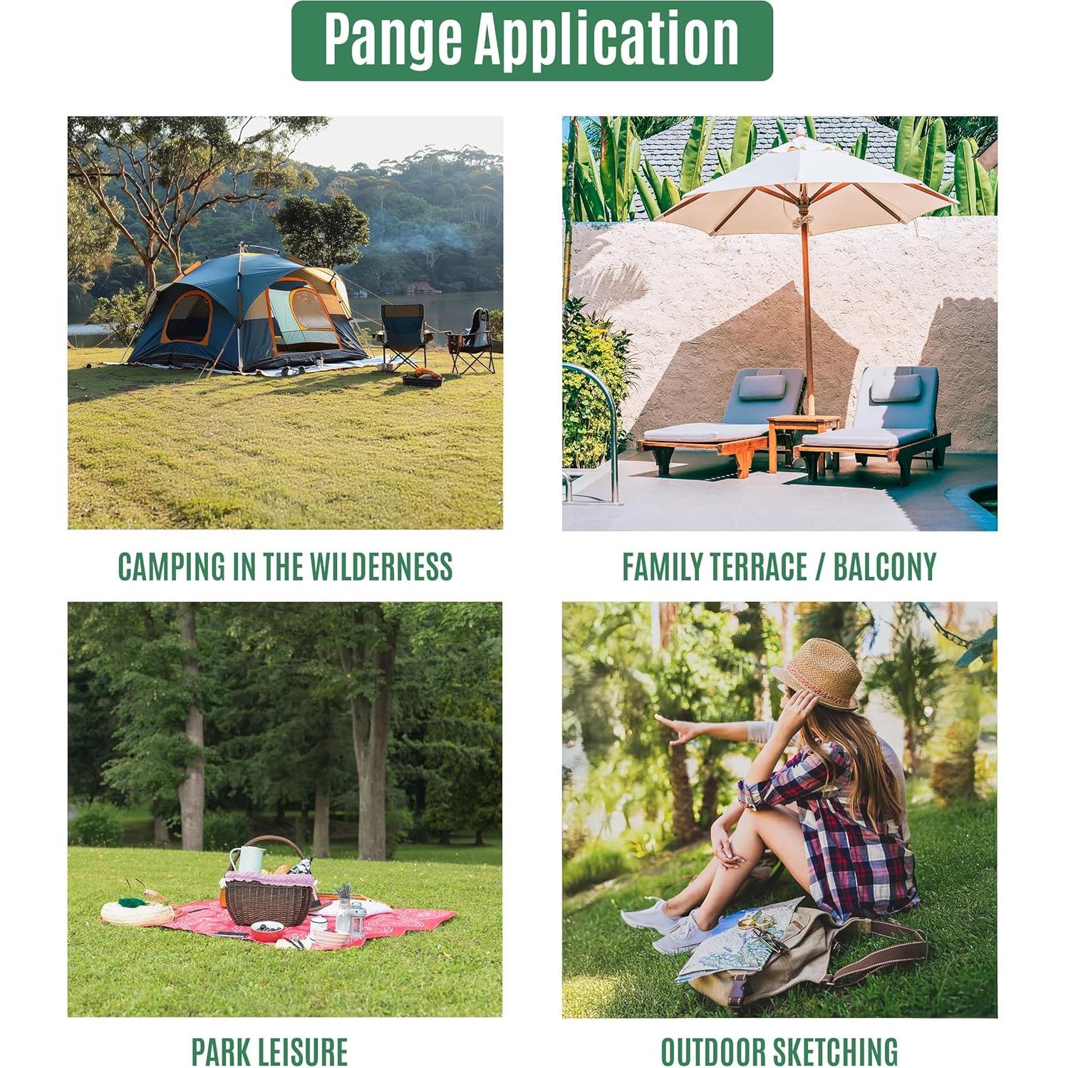 Cama Plegable Portátil SunSettler Grande con Colchón