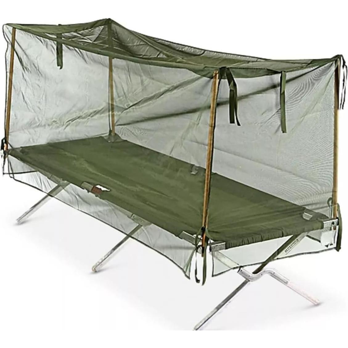 Red de Mosquitos para Camping Genérico con 4 Postes Incluidos