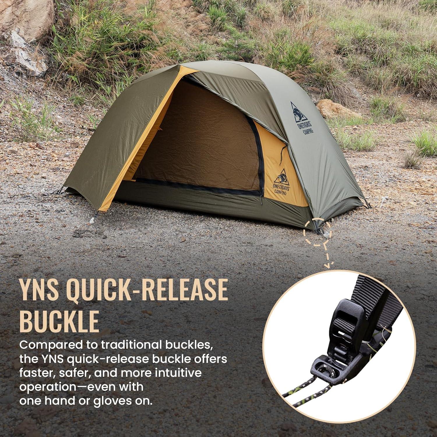 Carpa de Camping OneTigris STELLA 4 Estaciones 2 Personas Impermeable