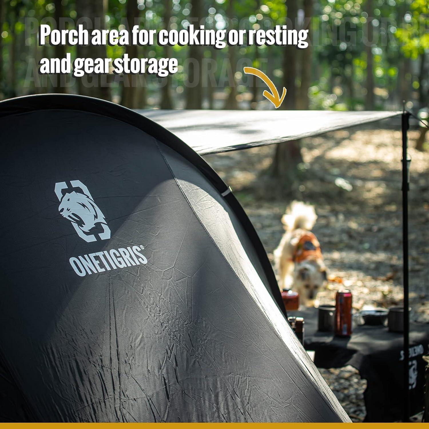 Tienda de Camping OneTigris 4 Estaciones + Cama Plegable