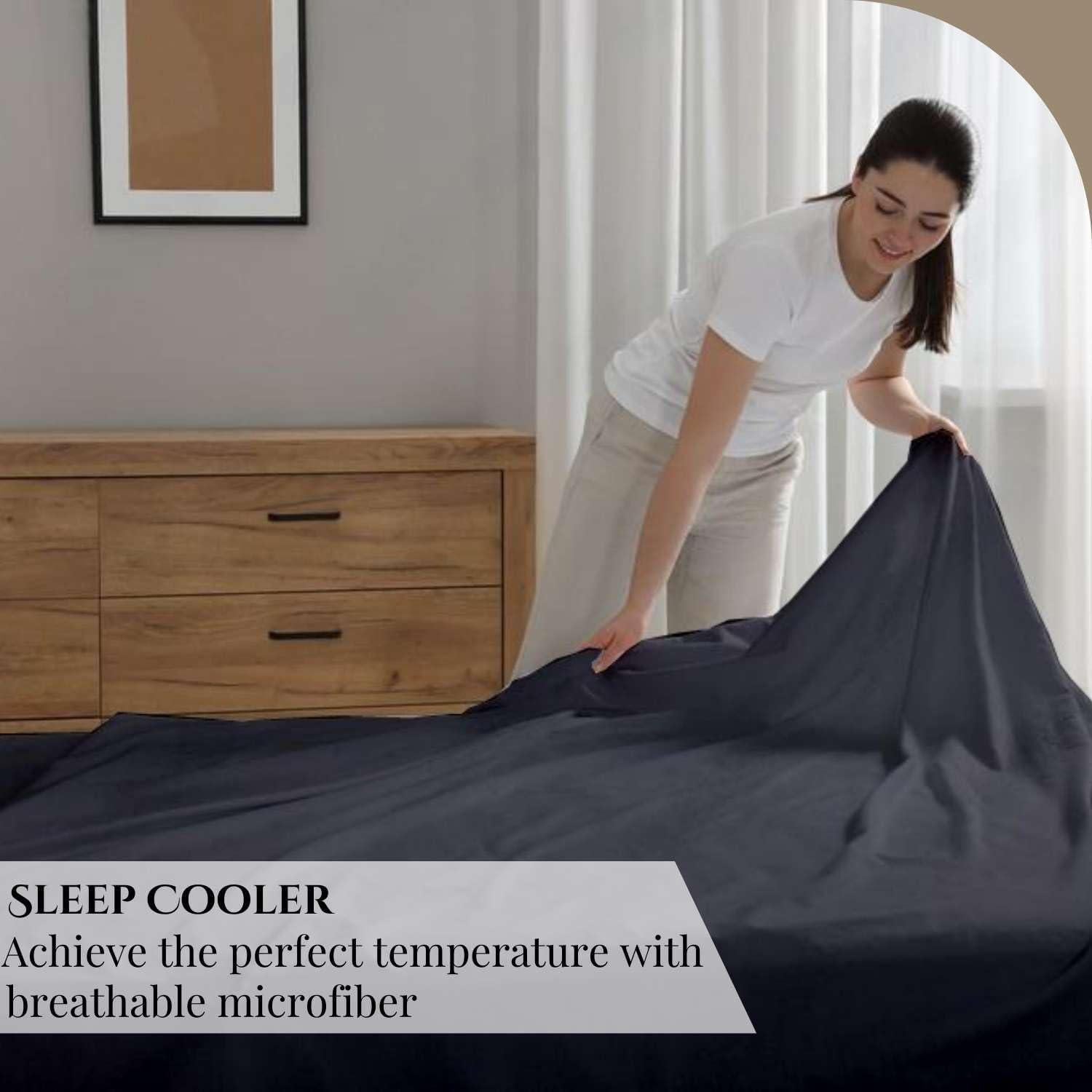 Juego de Sábanas de Cuna 4 Piezas Incredible Bedding Microfibra