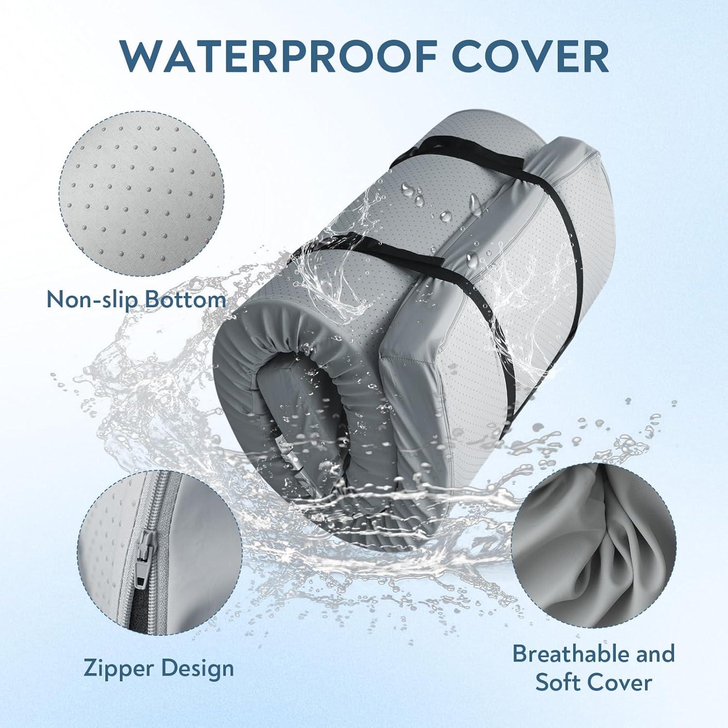 Colchón de Camping Magik & Kover 183x61x7.6 cm Impermeable