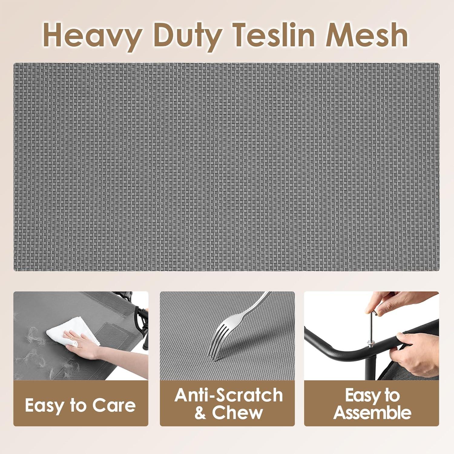 Cama Elevada para Perros Grandes EHEYCIGA 109x66 cm Impermeable