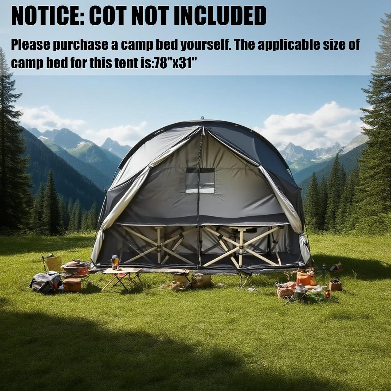 Tienda de Cama Pumbba OZ-CBT-B1 para 1 Persona - Impermeable y Transpirable