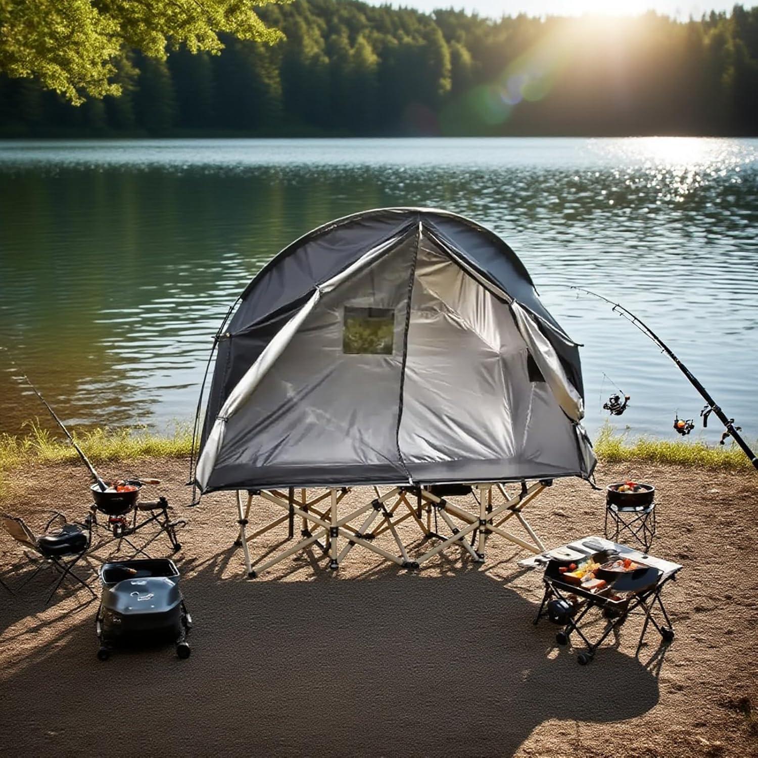 Tienda de Cama Pumbba OZ-CBT-B1 para 1 Persona - Impermeable y Transpirable