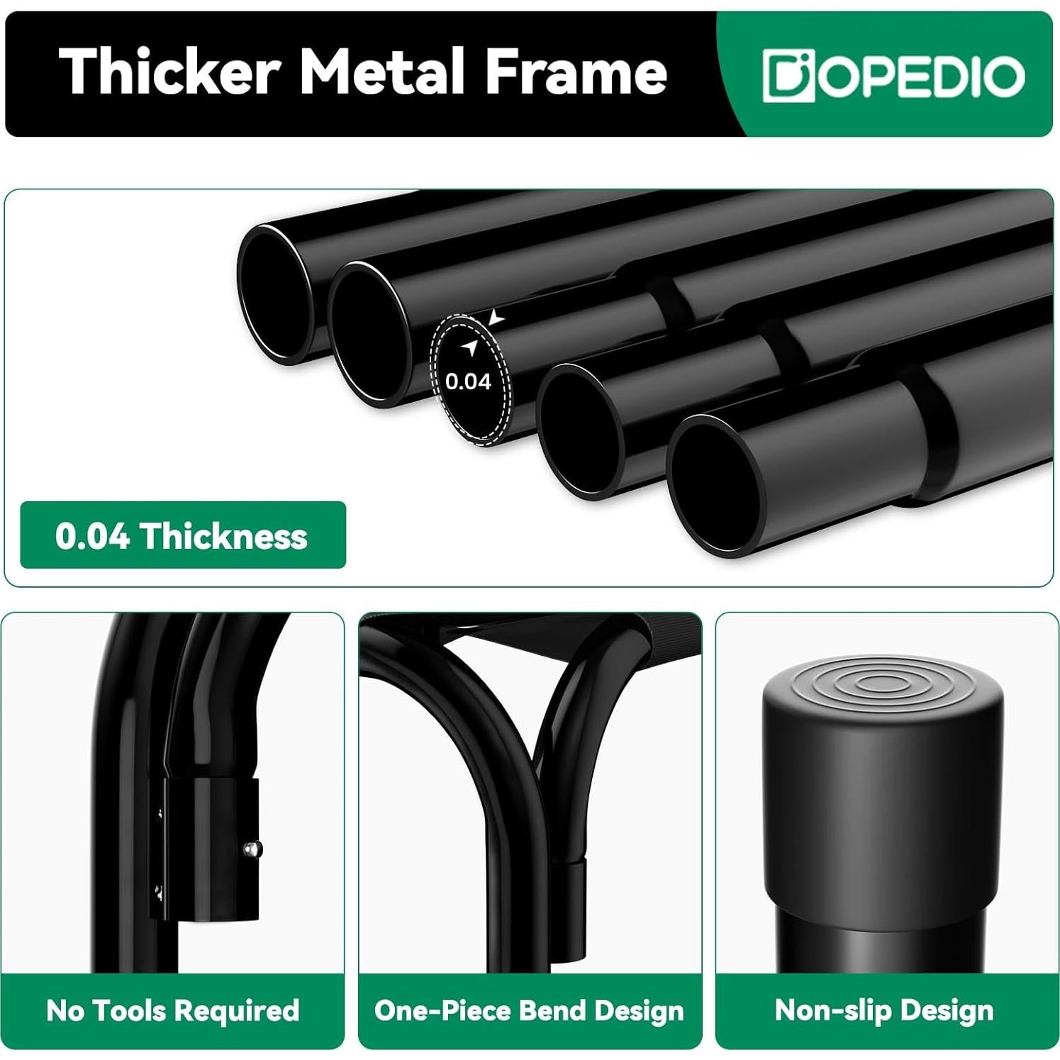 Cama Elevada para Perros DOPEDIO 110x81 cm Negra Antideslizante