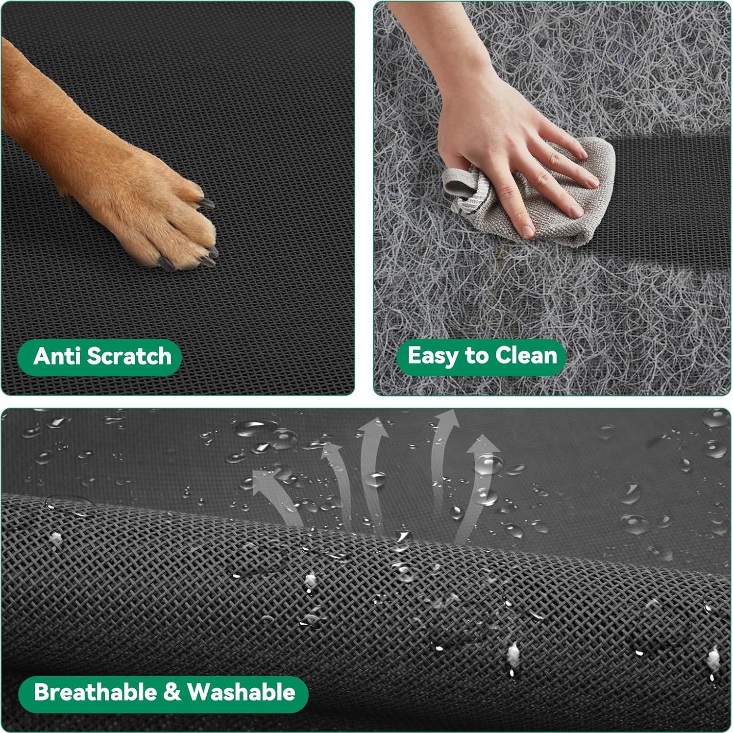 Cama Elevada para Perros DOPEDIO 110x81 cm Negra Antideslizante