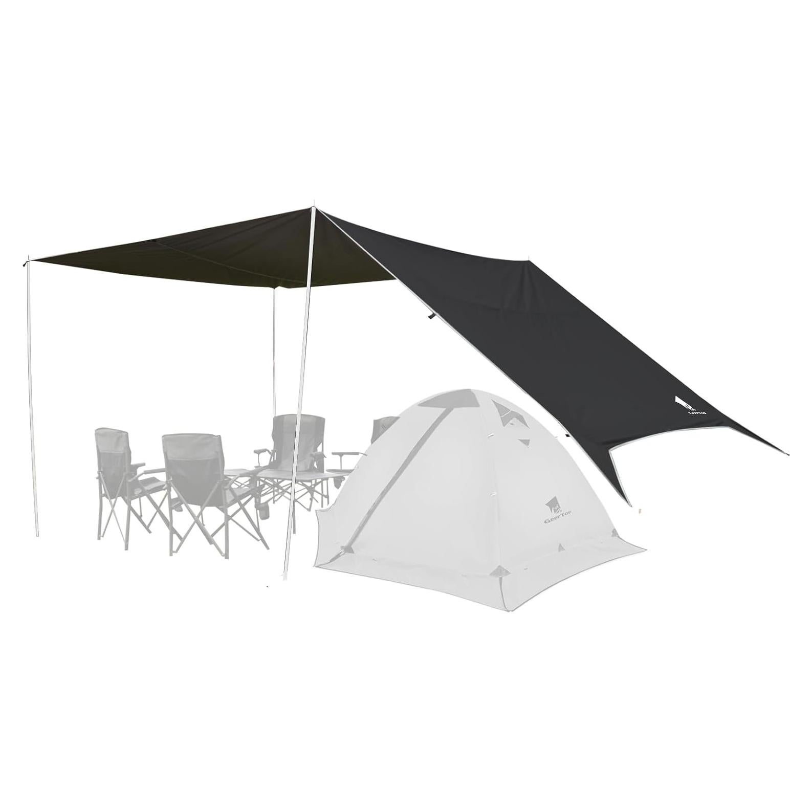 Toldo Impermeable GEERTOP 5.2x3.0m para Acampar